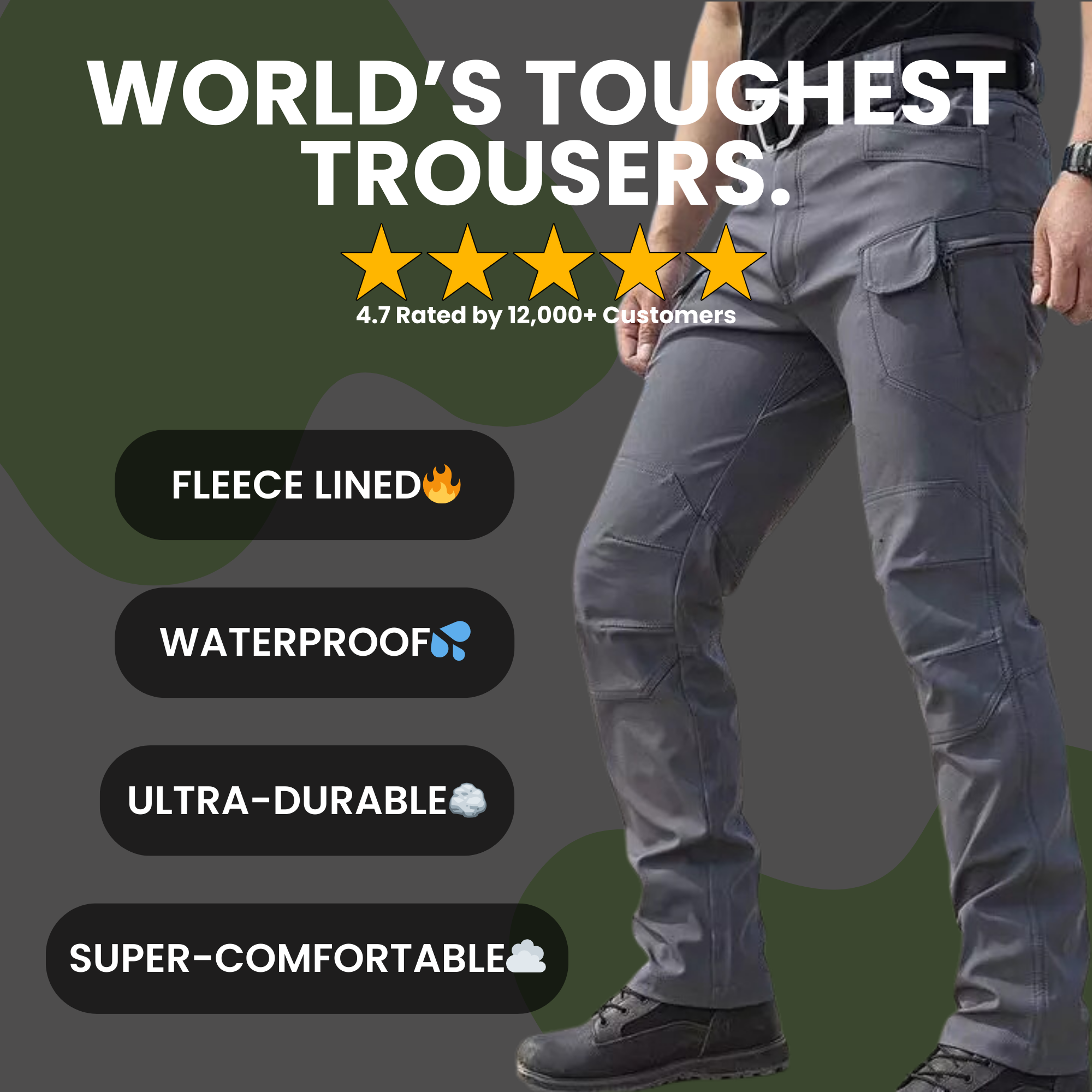 Brieux™ | Pantalon de Travail Imperméable et Doublé (1 + 1 OFFERT)